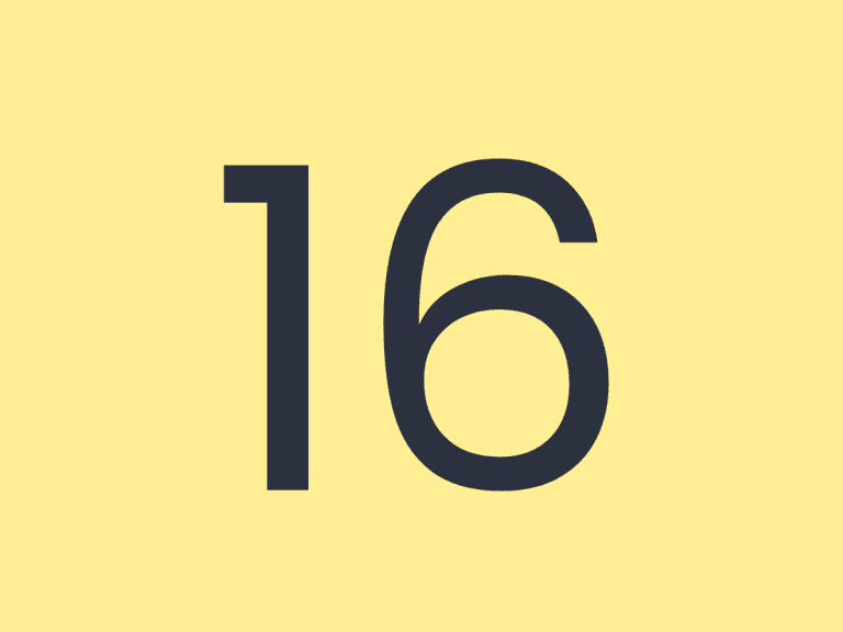 Nombre 16