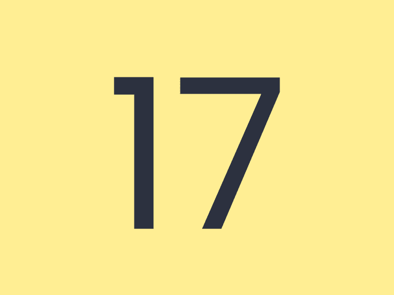 Nombre 17