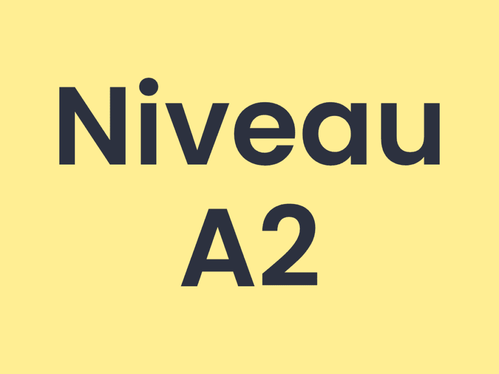 Textes en français du niveau A2