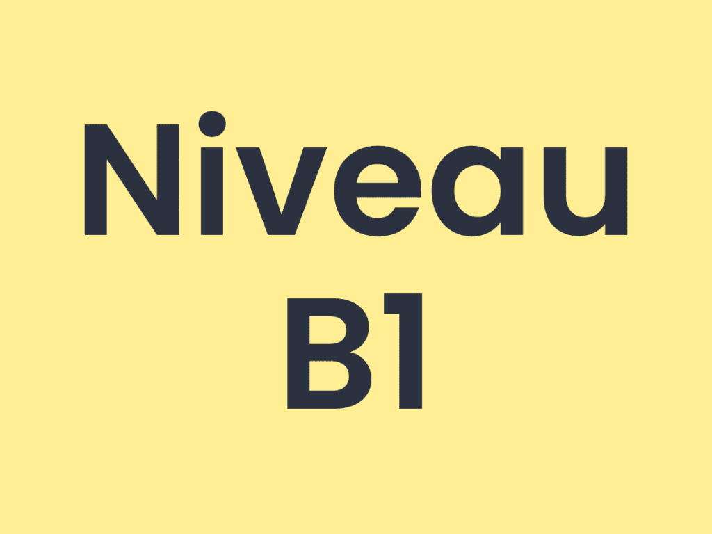 Textes en français du niveau B1