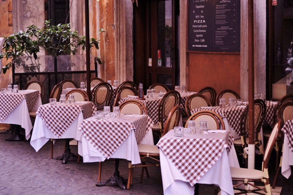 Au restaurant - texte au passé simple